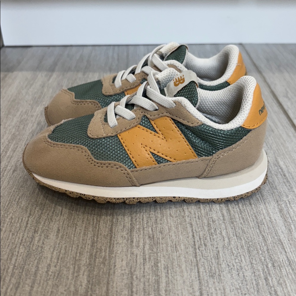 New Balance Kids' Sneakers in Green and Brown